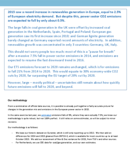 2015 European Power Sector Review