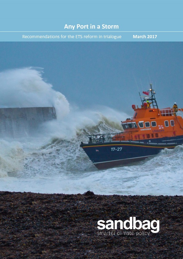 Any Port in a Storm – Recommendations for the ETS reform in trialogues